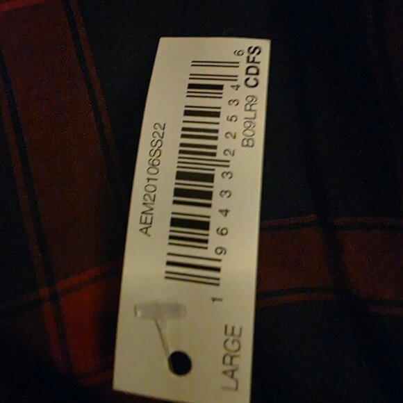 2-Pack NWT Men's Flannel Shirts - Large Plaid Button Down Bundle - Picture 5 of 6